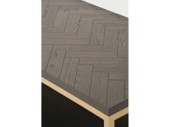 Mesa De Centro* Mesa de centro 120x42x60 cm preta Sevilha Preto