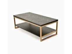 Mesa De Centro* Mesa de centro 120x42x60 cm preta Sevilha Preto