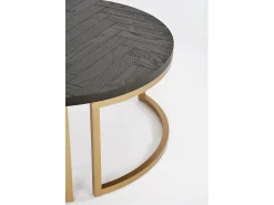 Mesa de centro 90x40x90 cm preta Sevilha SEV05-0^ Mesa De Centro