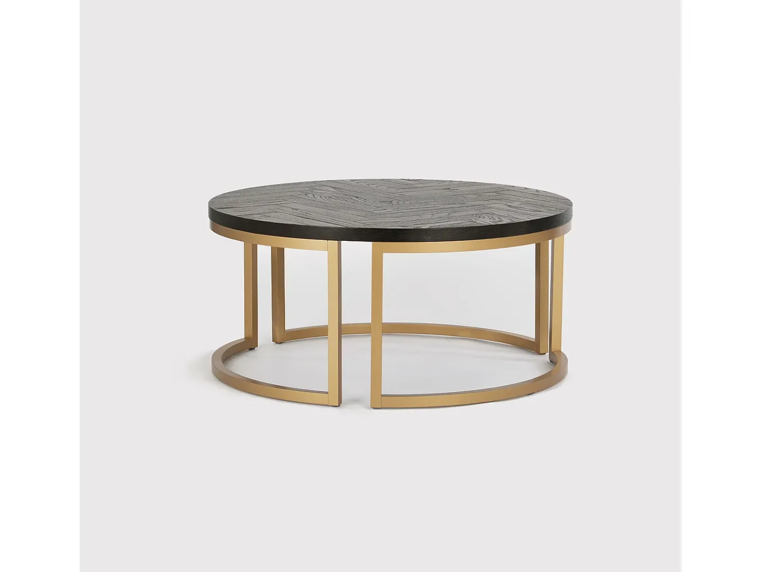 Mesa de centro 90x40x90 cm preta Sevilha SEV05-0^ Mesa De Centro