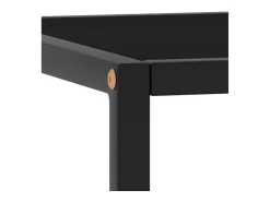 Mesa de centro 40x40x50 cm com vidro PT849057^ Mesa De Apoio