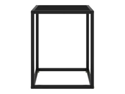 Mesa de centro 40x40x50 cm com vidro PT849057^ Mesa De Apoio