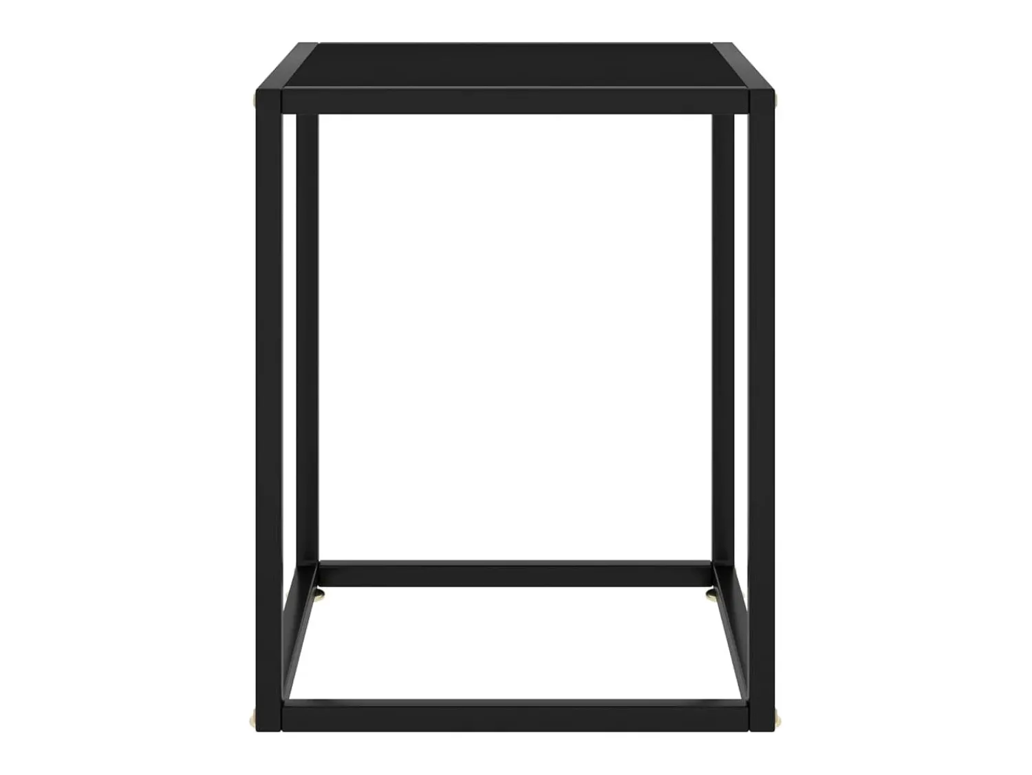 Mesa de centro 40x40x50 cm com vidro PT849057^ Mesa De Apoio