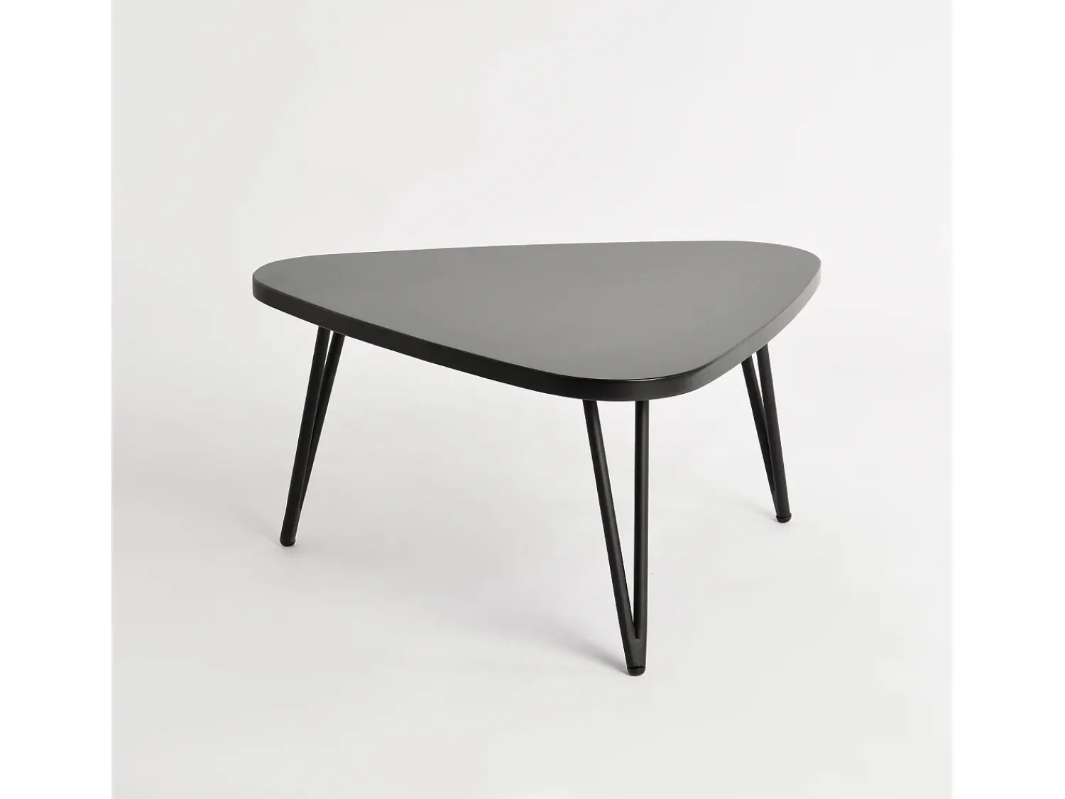 Mesa de centro 68x35x73 cm preta adesso adesl06-h35^ Mesa De Centro