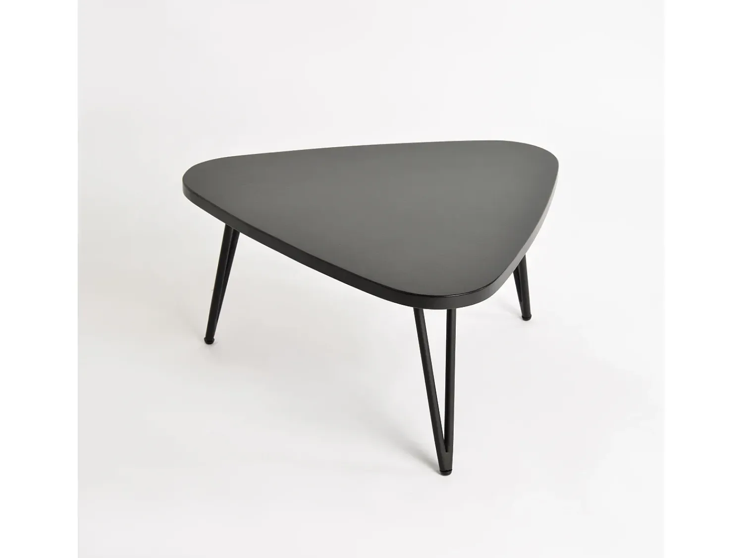 Mesa de centro 68x35x73 cm preta adesso adesl06-h35^ Mesa De Centro