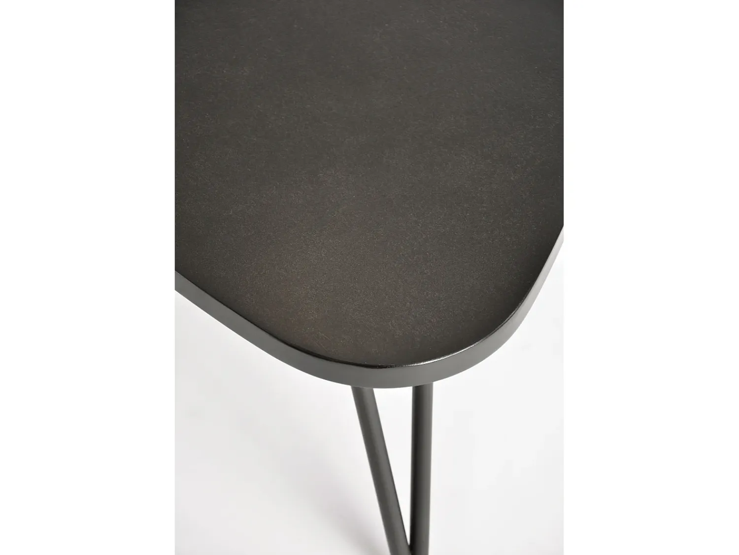 Mesa de centro 68x35x73 cm preta adesso adesl06-h35^ Mesa De Centro