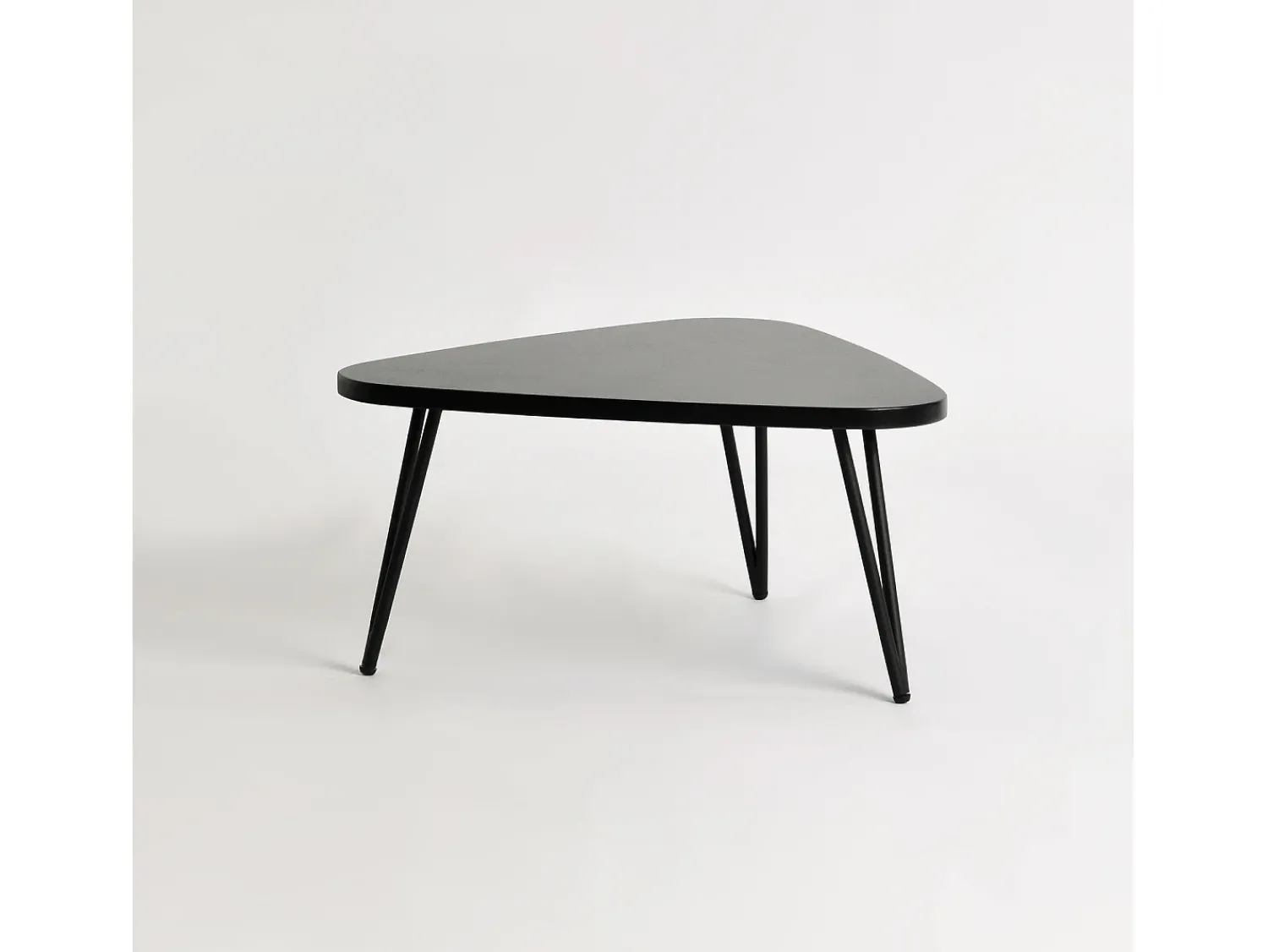 Mesa de centro 68x35x73 cm preta adesso adesl06-h35^ Mesa De Centro
