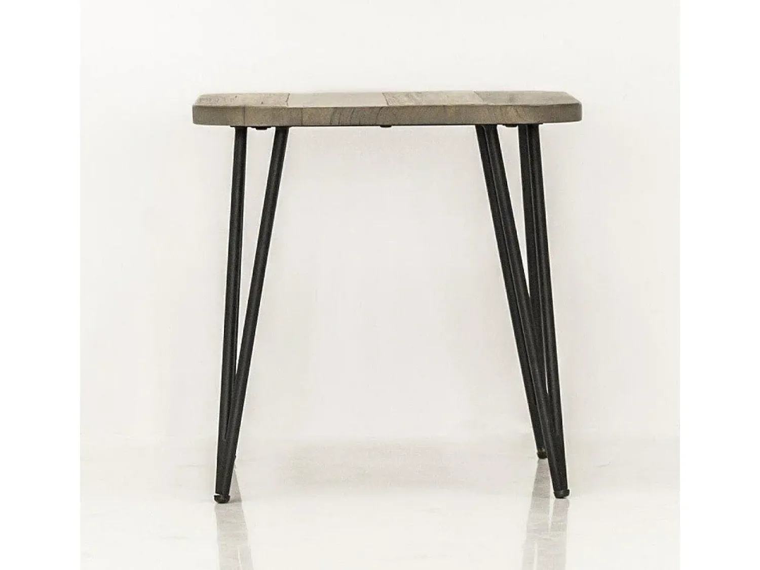 Mesa De Centro* Mesa de centro 50x50x50 cm preta adesso adesl07 Preto / Cinzento / Bege