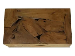Mesa De Centro* Mesa de centro 90x50x30 cm teca genuína PT886338 Castanho