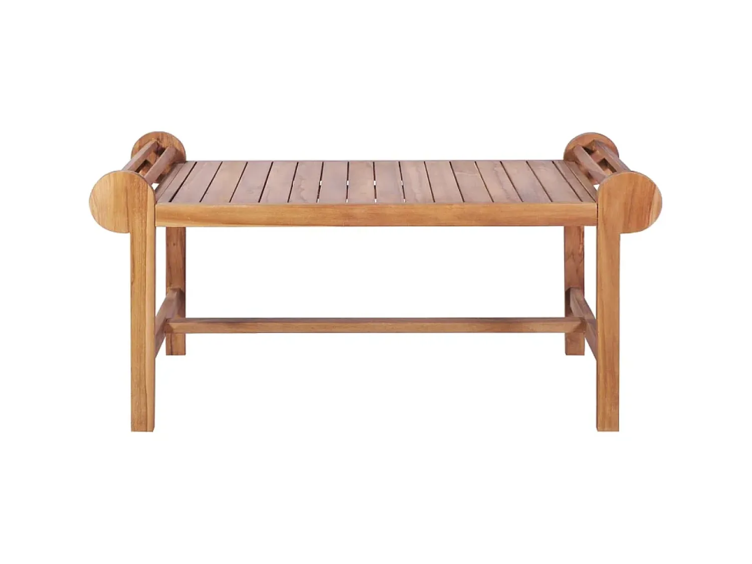 Mesa de centro 100x50x45 cm teca maciça PT371352 Castanho