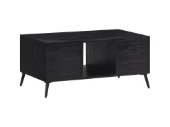Mesa de centro 90x50x41 cm teca recuperada maciça PT294023^ Mesa De Centro