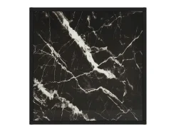 Online Mesa de centro 60x60x35 cm vidro mármore PT651558 Preto