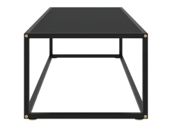 Mesa De Centro| Mesa de centro 120x50x35 cm vidro PT591725 Preto