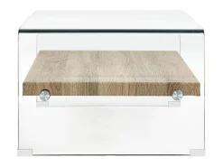 Outlet Mesa de centro 98x45x31 cm vidro temperado PT639866 Transparente
