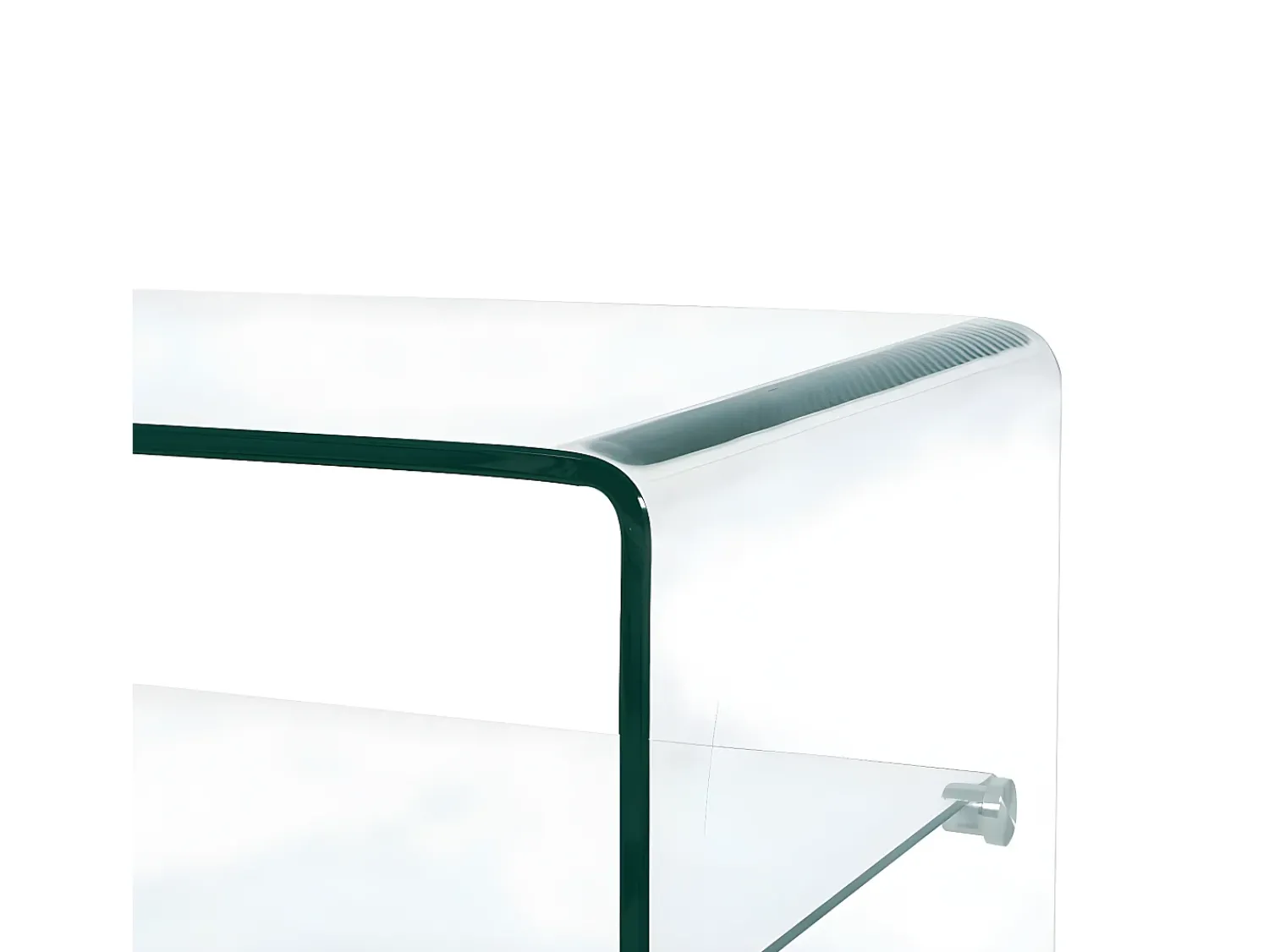 Mesa De Centro| Mesa de centro 50x45x33 cm vidro temperado PT132486 Transparente