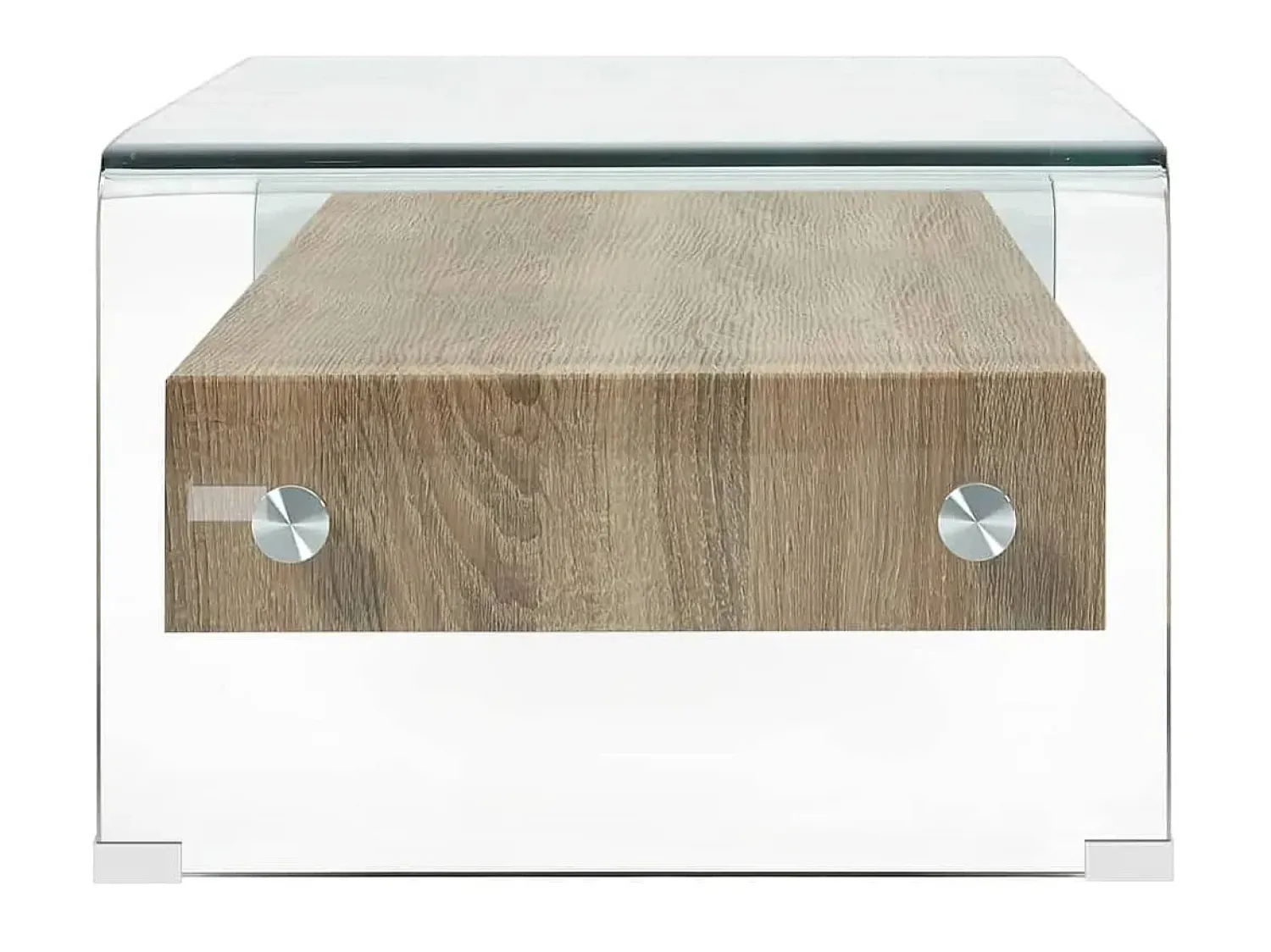 Mesa De Centro* Mesa de centro 98x45x31 cm vidro temperado PT113912 Transparente