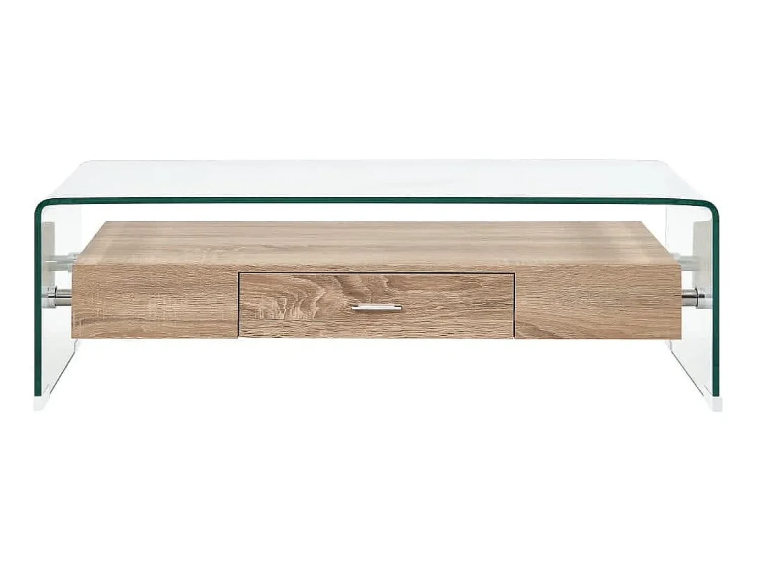 Mesa De Centro* Mesa de centro 98x45x31 cm vidro temperado PT113912 Transparente
