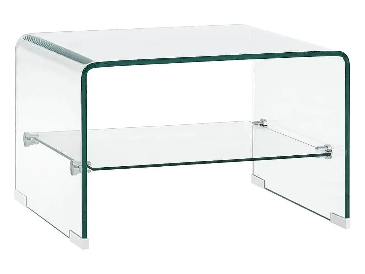 Mesa De Centro|vidaxl Mesa de centro 50x45x33 cm vidro temperado Transparente
