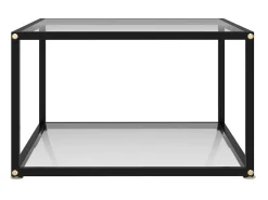 Mesa De Centro| Mesa de centro 60x60x35 cm vidro temperado PT304333 Transparente
