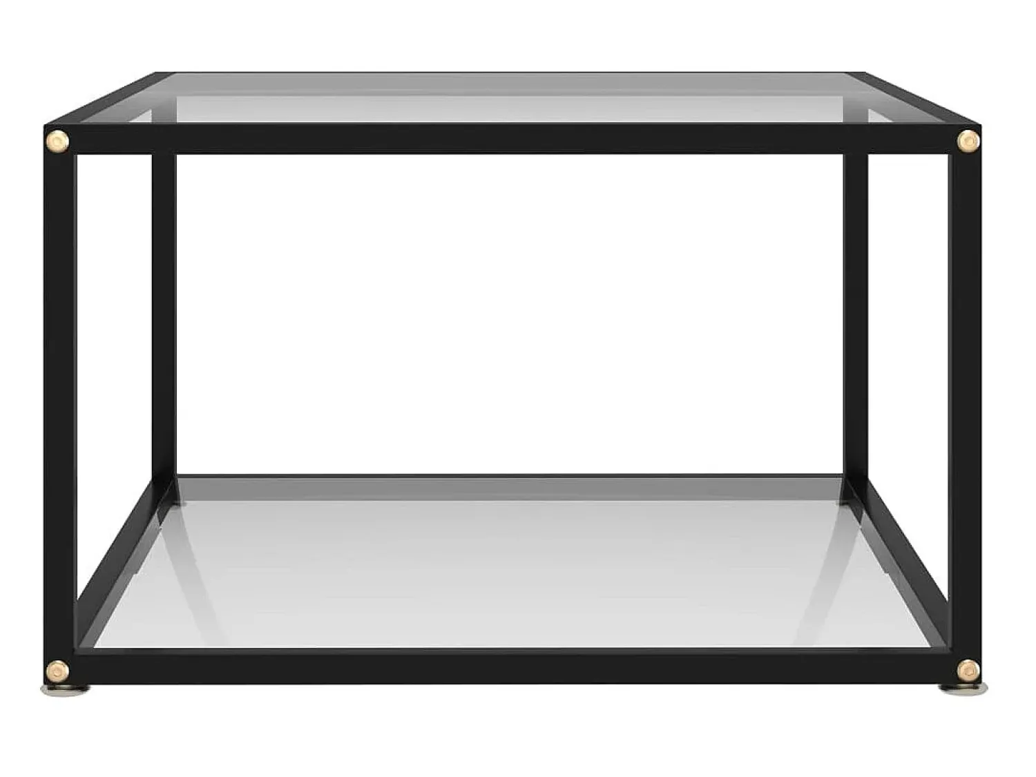 Mesa De Centro| Mesa de centro 60x60x35 cm vidro temperado PT304333 Transparente