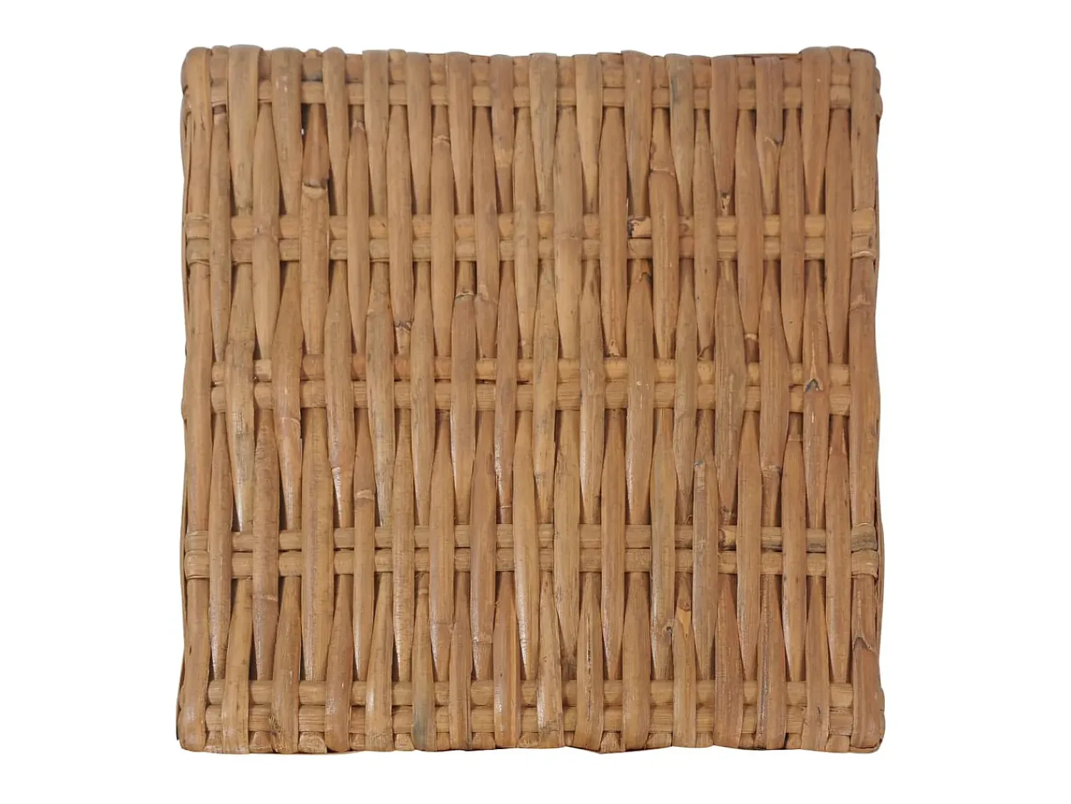Mesa de centro 47x47x28 cm vime natural PT536093^ Mesa De Centro