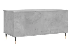Mesa De Centro| Mesa de centro 90x44,5x45 derivados de madeira cimento PT550908 Cinzento