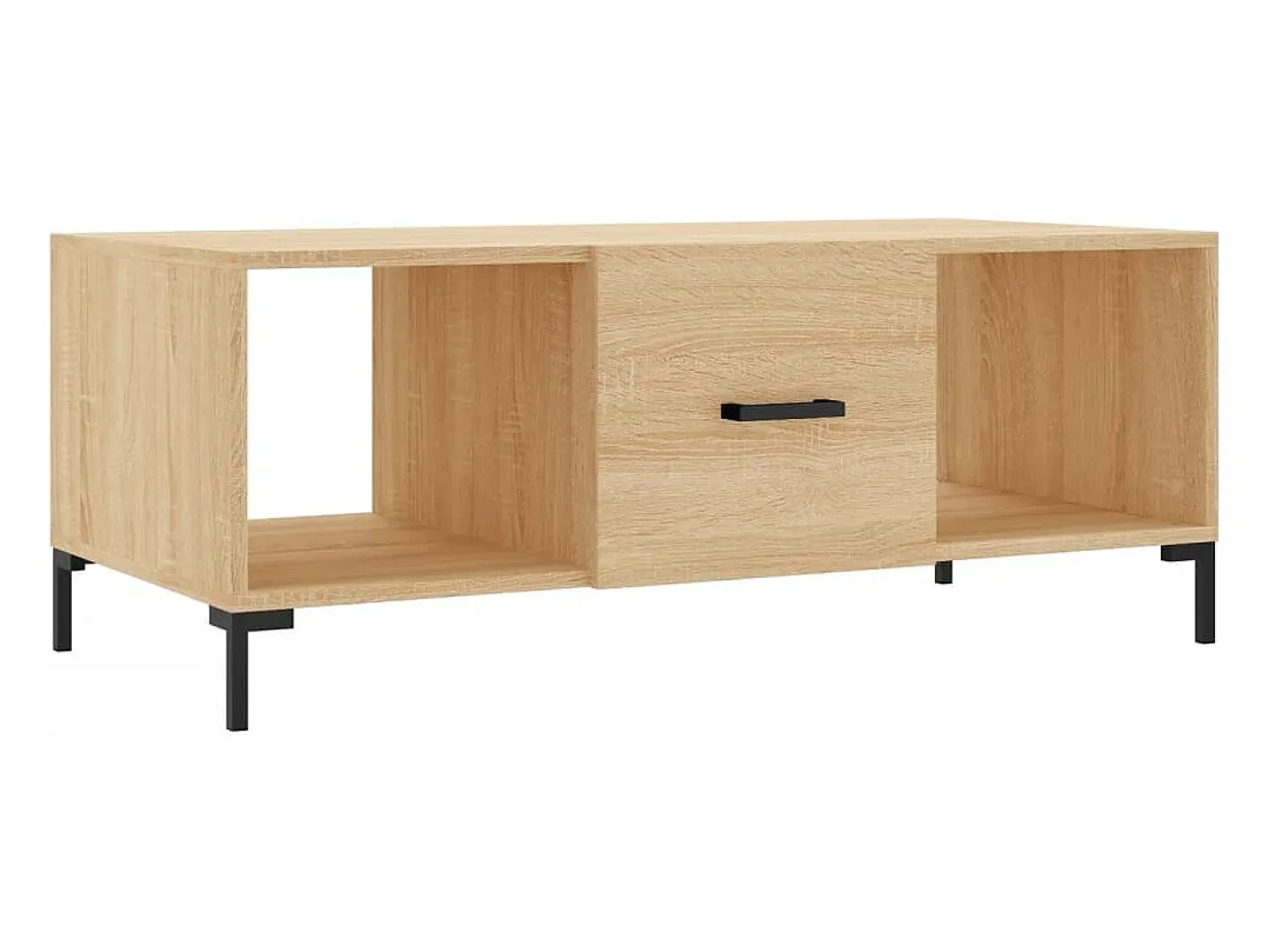 Hot vidaxl Mesa de centro 102x50x40 derivados de madeira carvalho sonoma Natural claro