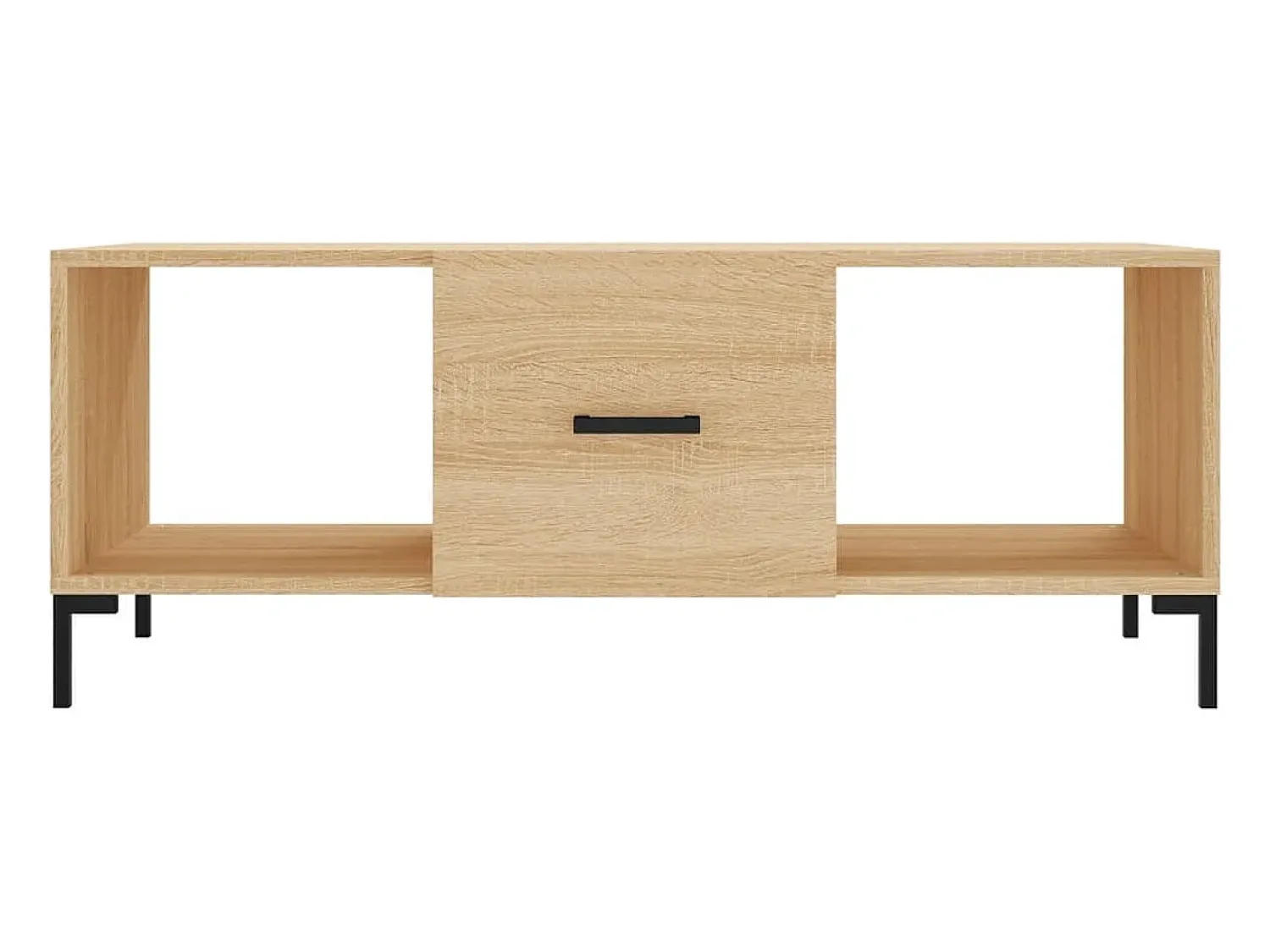 Hot vidaxl Mesa de centro 102x50x40 derivados de madeira carvalho sonoma Natural claro