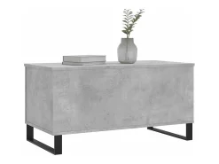 Mesa De Centro|vidaxl Mesa de centro 90x44,5x45 derivados de madeira cimento Cinzento