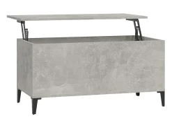 Mesa de centro 90x44,5x45 derivados de madeira cimento PT617682^ Mesa De Centro