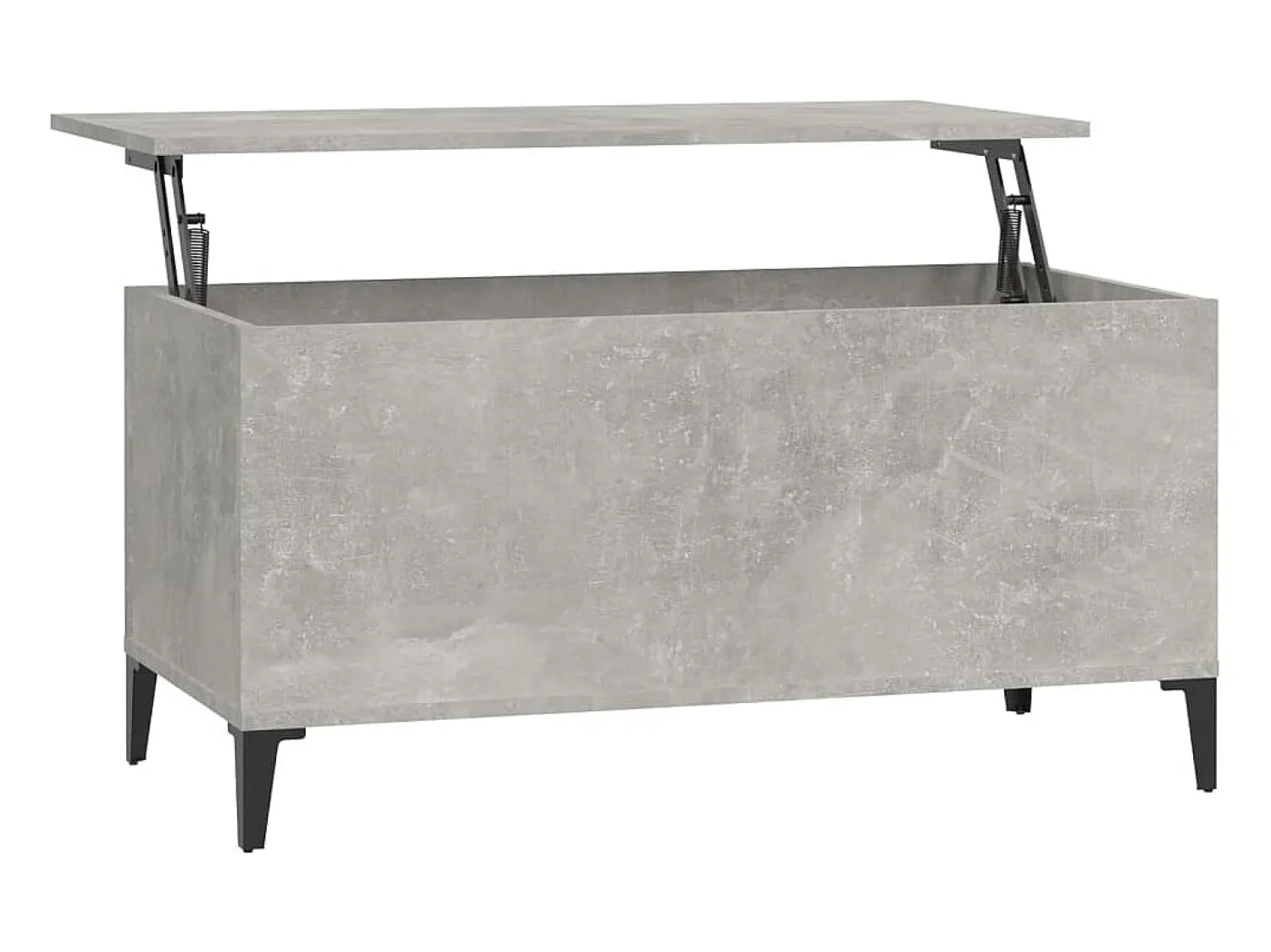 Mesa de centro 90x44,5x45 derivados de madeira cimento PT617682^ Mesa De Centro