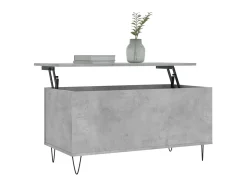 Mesa de centro 90x44,5x45 derivados de madeira cimento PT781176^ Mesa De Centro