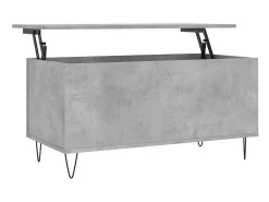 Mesa de centro 90x44,5x45 derivados de madeira cimento PT781176^ Mesa De Centro
