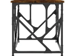 Mesa De Centro* Mesa de centro 45x45x47,5 derivados madeira carvalho fumado PT194610 Castanho
