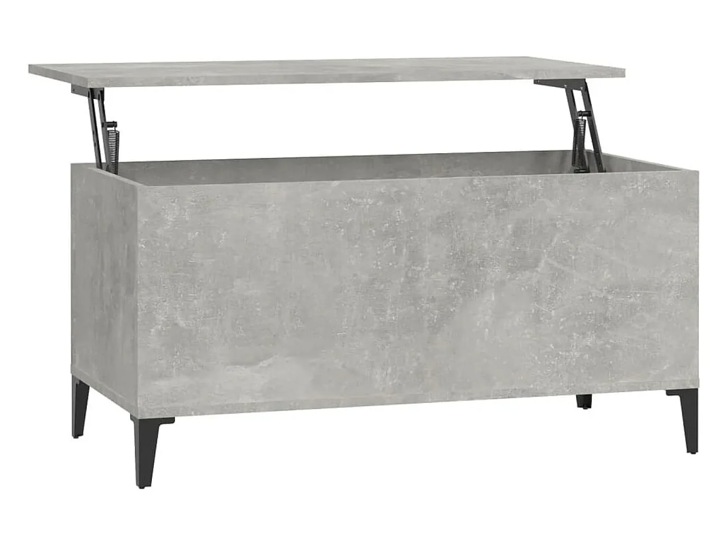 Mesa De Centro*vidaxl Mesa de centro 90x44,5x45 derivados de madeira cimento Cinzento