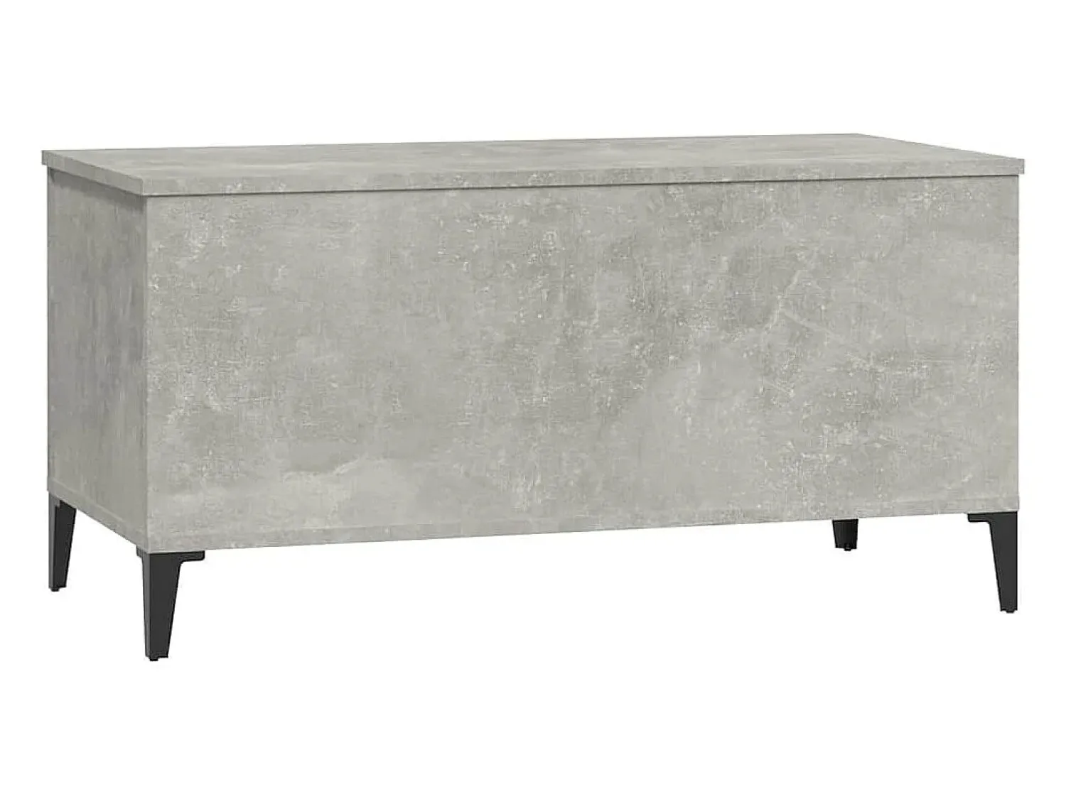 Mesa De Centro*vidaxl Mesa de centro 90x44,5x45 derivados de madeira cimento Cinzento