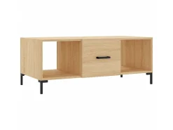 Mesa de centro 102x50x40 derivados de madeira carvalho sonoma PT539421^ Mesa De Centro
