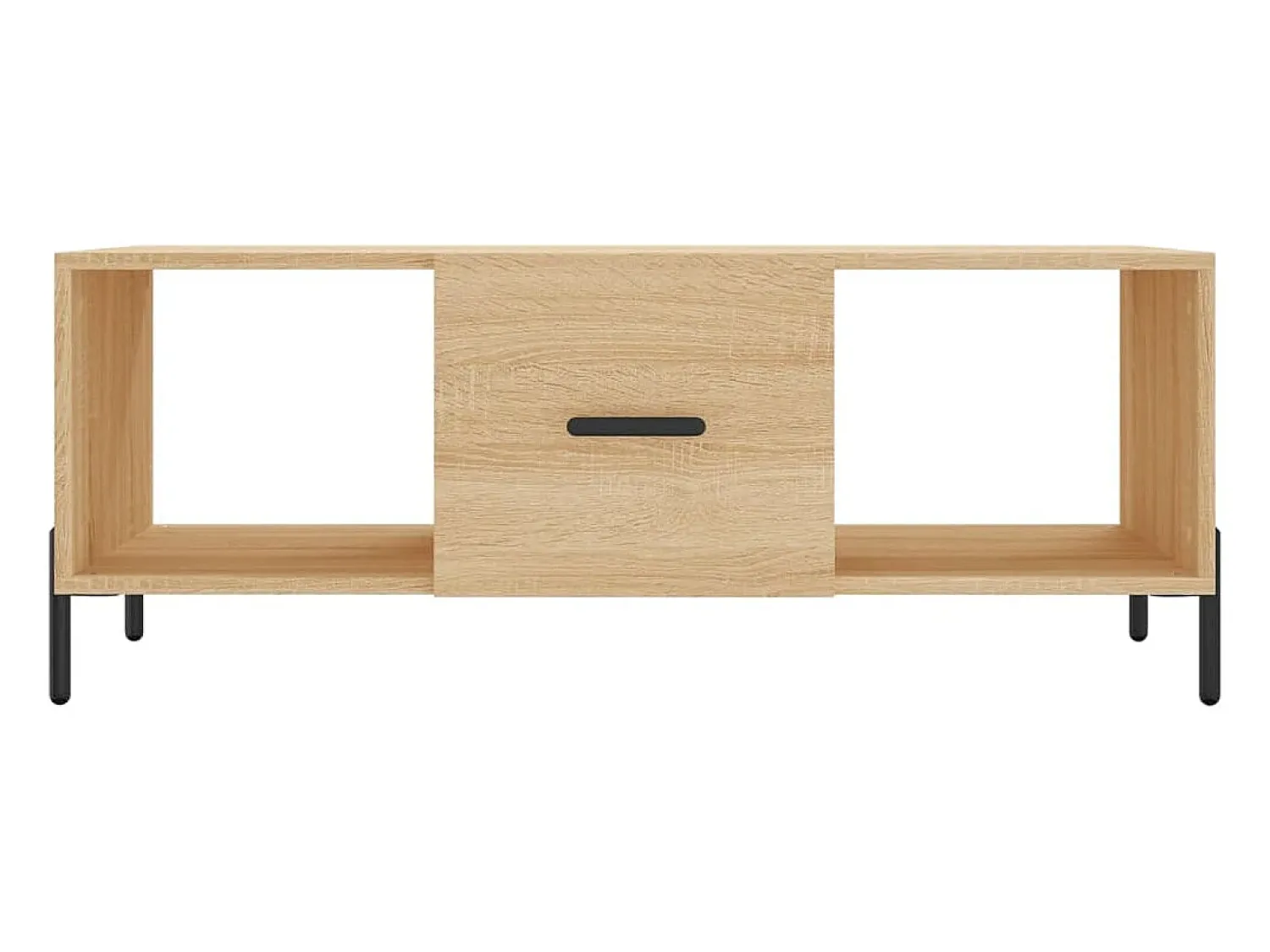 Clearance vidaxl Mesa de centro 102x50x40 derivados de madeira carvalho sonoma Natural claro