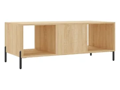 Clearance vidaxl Mesa de centro 102x50x40 derivados de madeira carvalho sonoma Natural claro