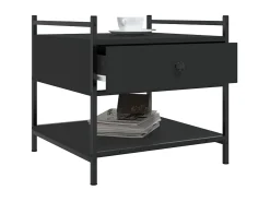Mesa De Centro| Mesa de centro 50x50x50 derivados de madeira PT113292 Preto