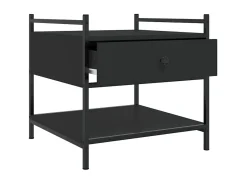 Mesa De Centro| Mesa de centro 50x50x50 derivados de madeira PT113292 Preto