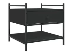 Mesa De Centro| Mesa de centro 50x50x50 derivados de madeira PT113292 Preto