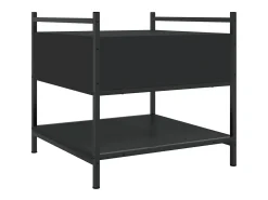Mesa De Centro*vidaxl Mesa de centro 50x50x50 derivados de madeira Preto