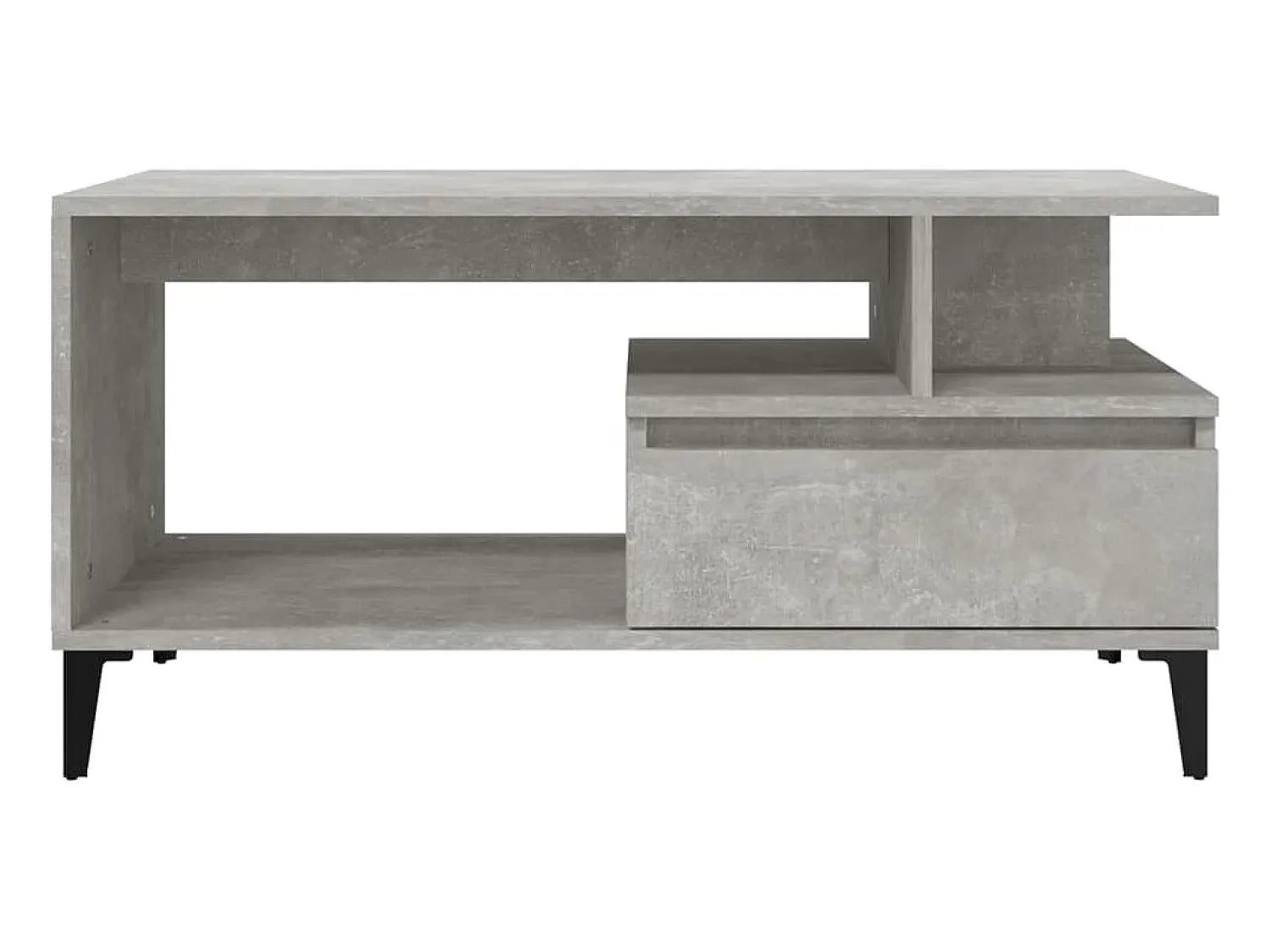 Mesa de centro 90x49x45 derivados de madeira cimento PT540218^ Mesa De Centro
