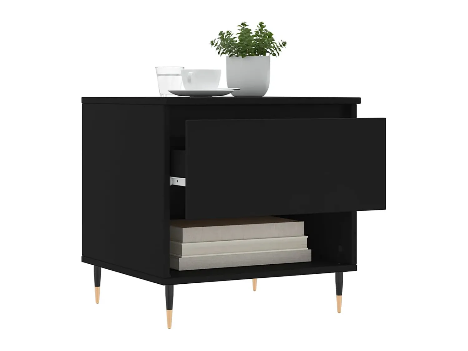 Clearance Mesa de centro 50x46x50 derivados de madeira PT980676 Preto