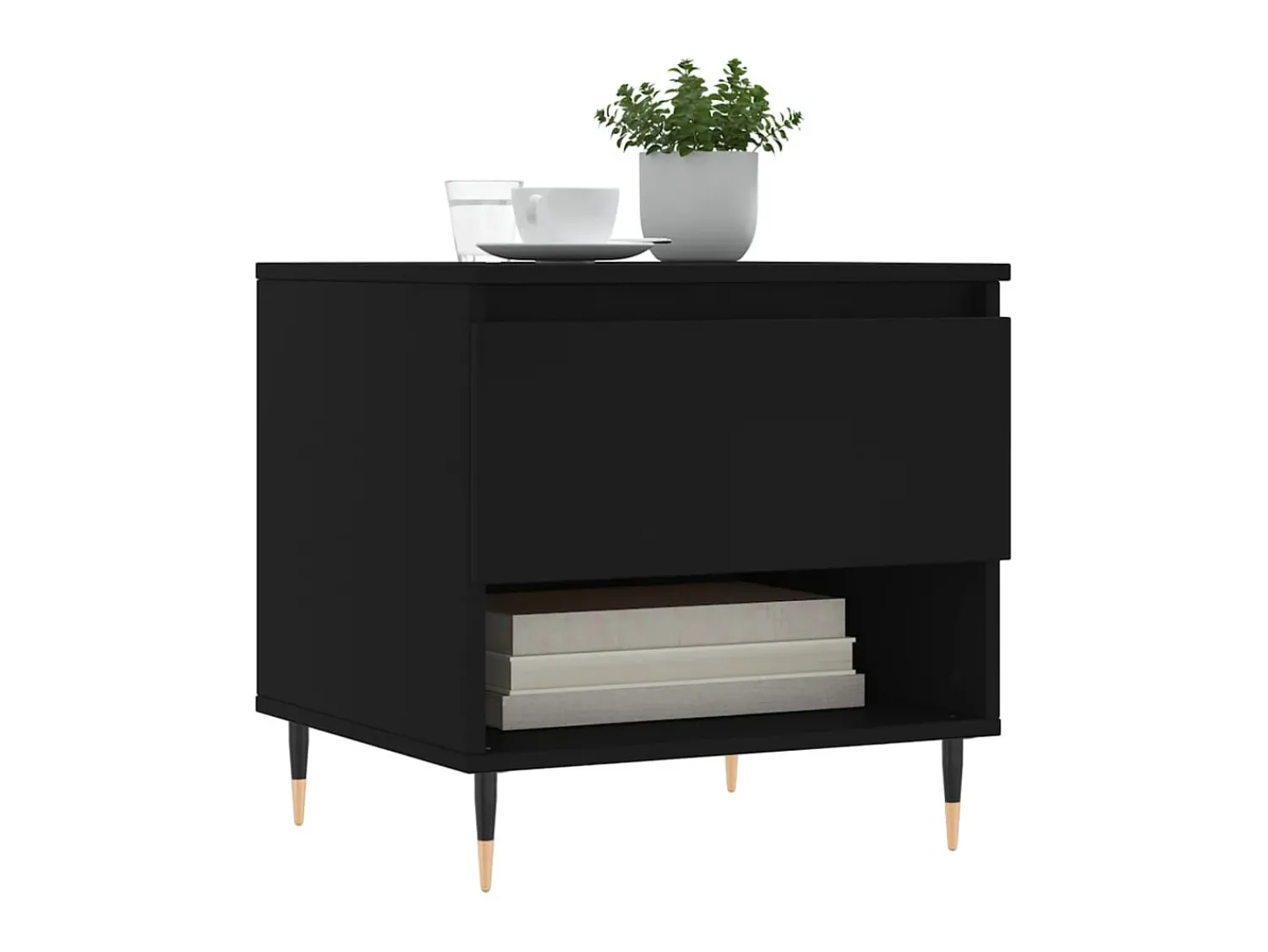 Clearance Mesa de centro 50x46x50 derivados de madeira PT980676 Preto