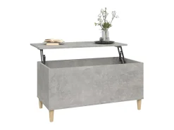 Mesa de centro 90x44,5x45 derivados de madeira cimento PT478972^ Mesa De Centro