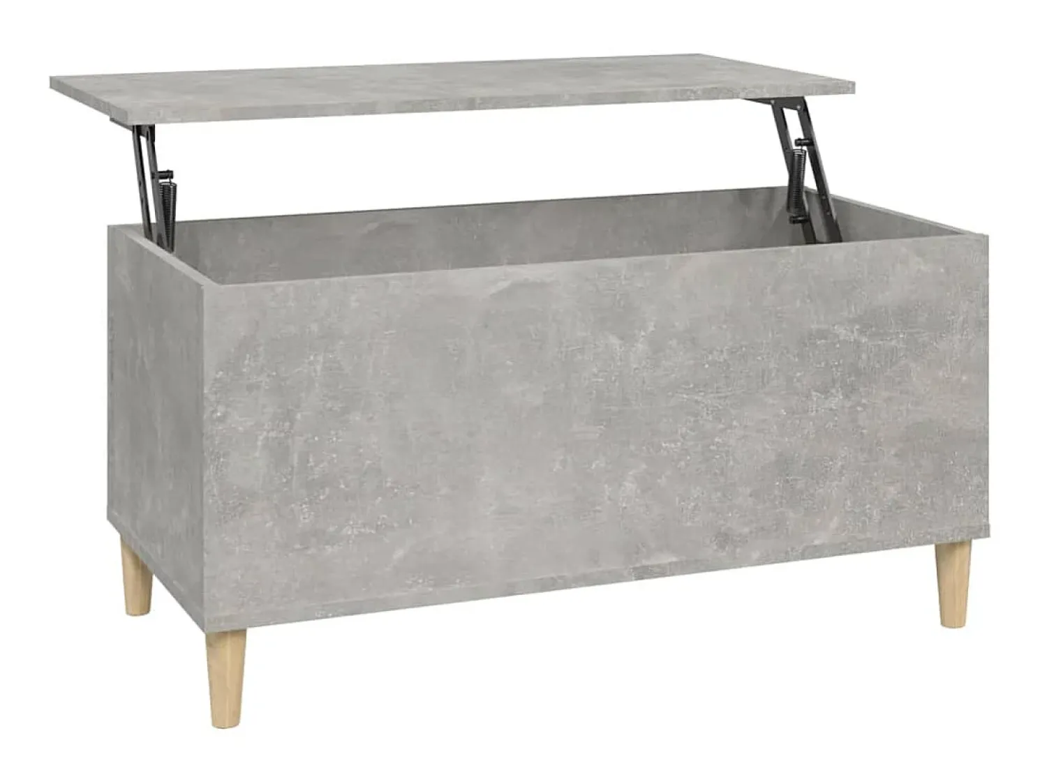 Mesa de centro 90x44,5x45 derivados de madeira cimento PT478972^ Mesa De Centro