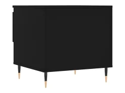 Mesa De Centro*vidaxl Mesa de centro 50x46x50 derivados de madeira Preto