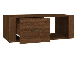 Mesa De Centro*vidaxl Mesa de centro 100x50,5x35 derivados madeira carvalho castanho Natural claro